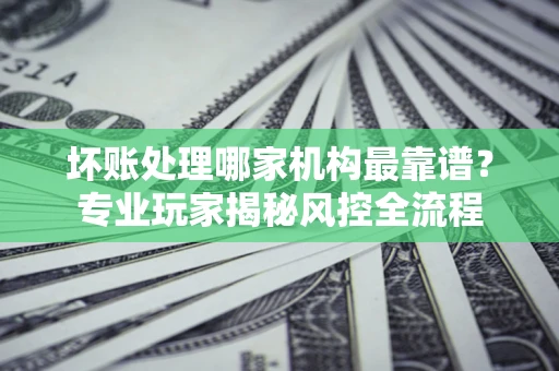 济南坏账处理哪家机构最靠谱？专业玩家揭秘风控全流程