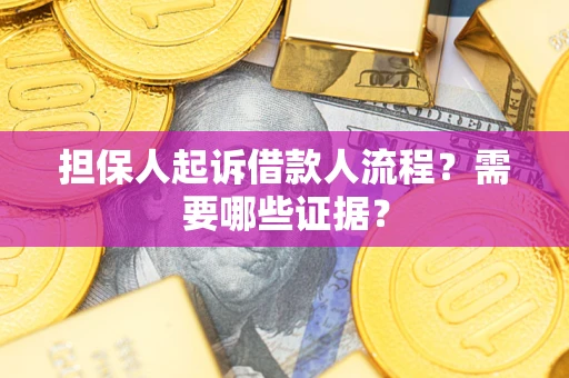 济南担保人起诉借款人流程？需要哪些证据？