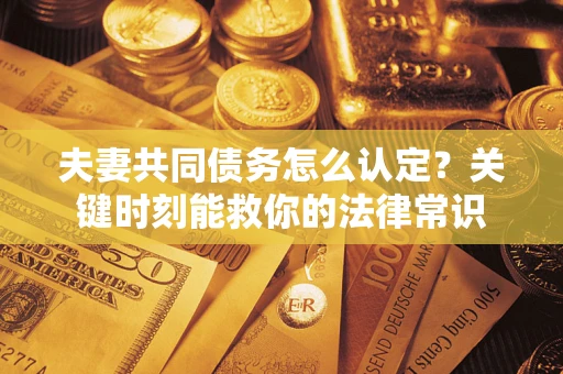 济南夫妻共同债务怎么认定？关键时刻能救你的法律常识